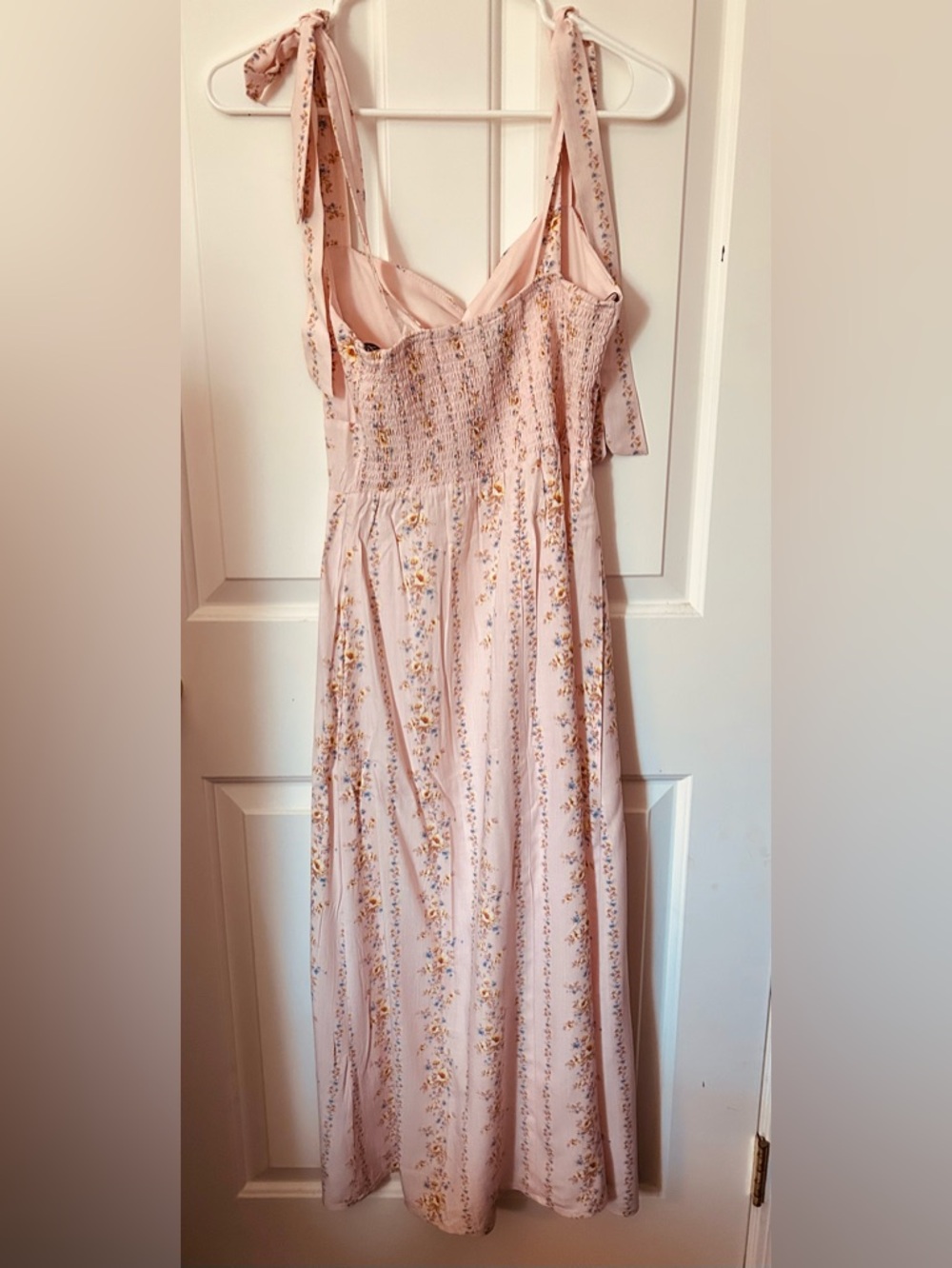 Forever 21 Pink Floral Maxi Dress Size Medium - Picture 3 of 12